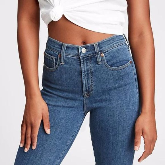 GAP High Rise True Skinny Jeans 28 TALL  NEW - Picture 4 of 5
